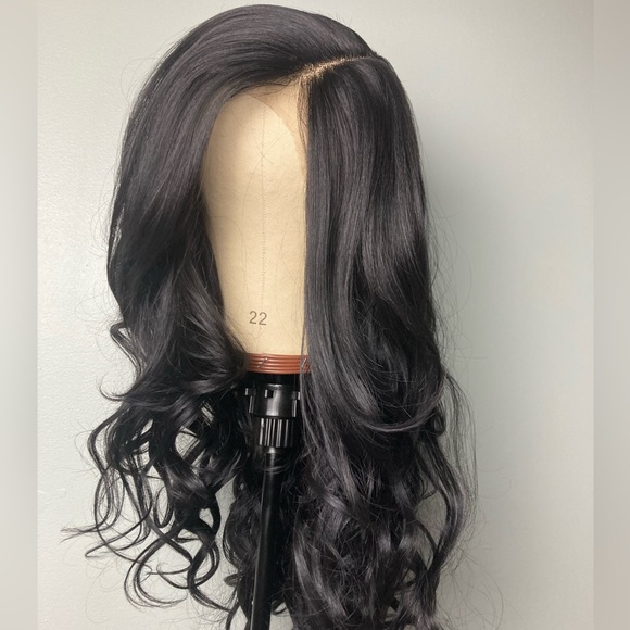 Black Wig Long Black Wigs Lace Wig - Picture 3 of 10